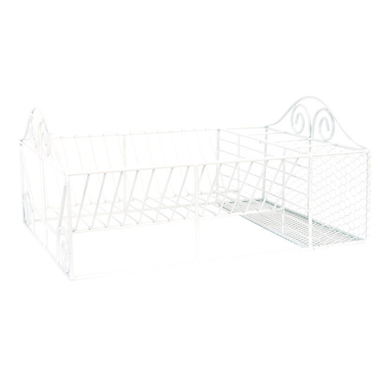 Clayre & Eef | Droogrek Wit 39x27x18 cm | 6Y2265