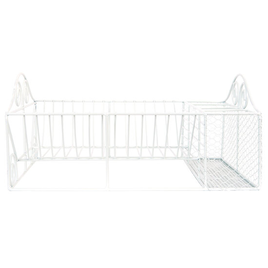 Clayre & Eef | Droogrek Wit 39x27x18 cm | 6Y2265