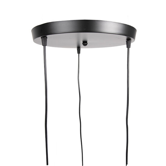 Clayre & Eef | Hanglamp Zwart ø 35x110 cm / E27/max 3x40W | 6LMP756