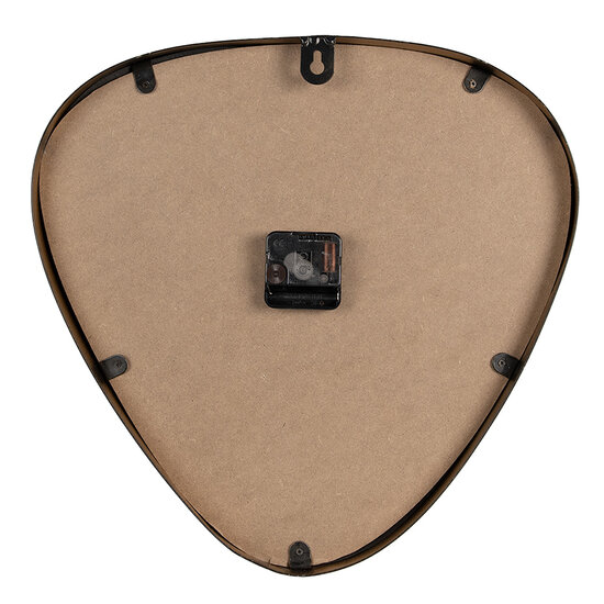 Clayre & Eef | Wandklok Bruin 40x6x38 cm / 1xAA | 6KL0790