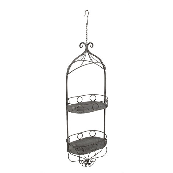 Clayre & Eef | Planthouder Grijs 33x20x87/107 cm | 5Y1126