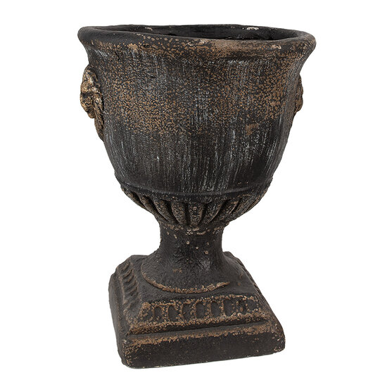 Clayre & Eef | Bloempot Binnen Grijs ø 31x41 cm | 6MG0026