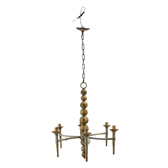 Clayre & Eef | Hanglamp Beige 69x61x79 cm E14/max 6x25W | 5LMP365