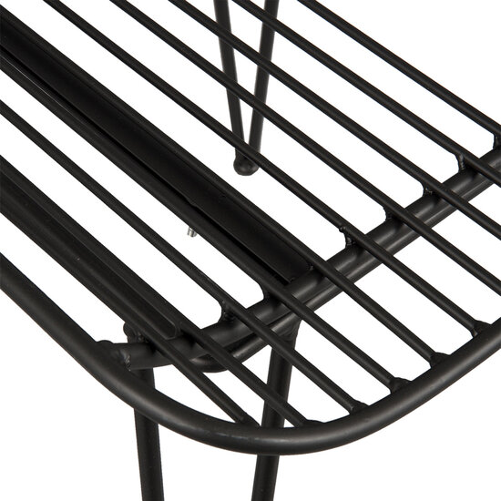 Clayre & Eef | Eetkamerstoelen Zwart 42x55x83 cm | 6Y2512