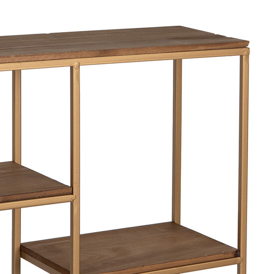 Clayre & Eef | Wandrek Goudkleurig 53x18x49 cm | 50744