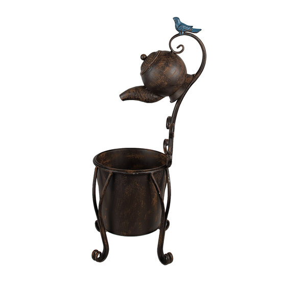 Clayre & Eef | Planthouder Bruin 24x22x62 cm | 5Y1160