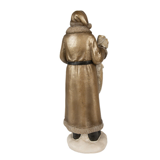 Clayre & Eef | Kerstdecoratie Kerstman 11x11x30 cm | 6PR3952