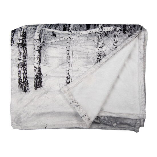Clayre & Eef | Plaid Grijs 130x170 cm | TIS60