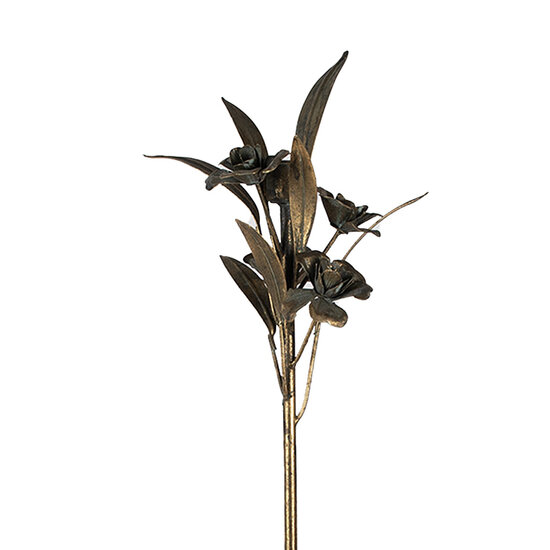 Clayre & Eef | Kandelaar Goudkleurig 19x18x61 cm | 5Y1131