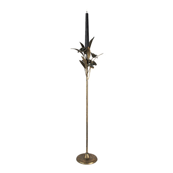 Clayre & Eef | Kandelaar Goudkleurig 19x18x61 cm | 5Y1131