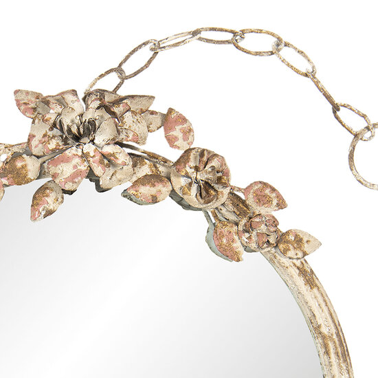 Clayre & Eef | Wandspiegel Goudkleurig 38x5x44 cm | 62S147