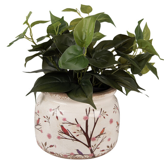 Clayre & Eef | Bloempot Binnen Beige Bruin ø 20x15 cm | 6CE1642L
