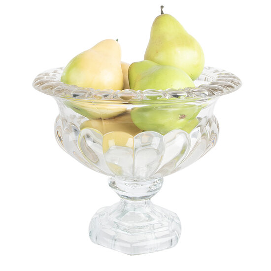 Clayre & Eef | Schaal Glas Transparant ø 25x21 cm | 6GL4413