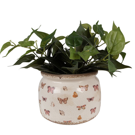 Clayre & Eef | Bloempot Binnen Beige ø 20x15 cm | 6CE1662L