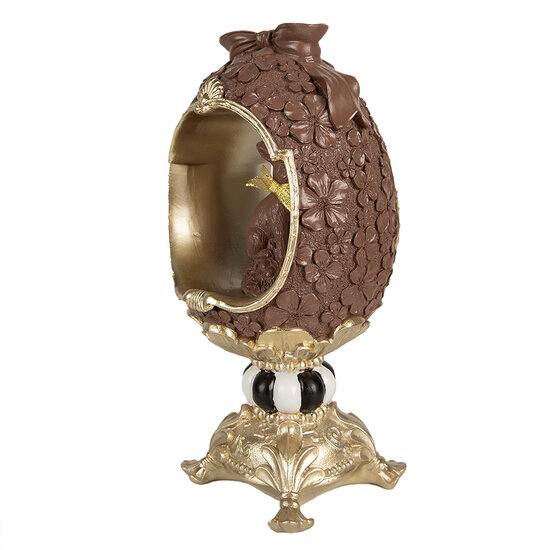 Clayre &amp; Eef   | Decoratie konijn in ei Bruin 16x14x30 cm | 6PR4099