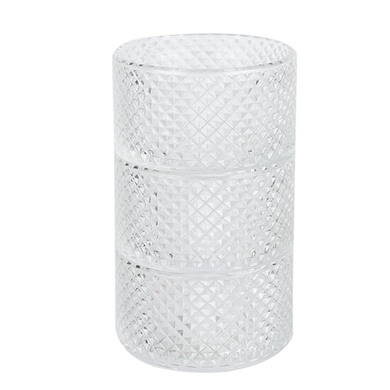 Clayre & Eef | Voorraadpot Deksel Transparant ø 10x31 cm | 6GL4434