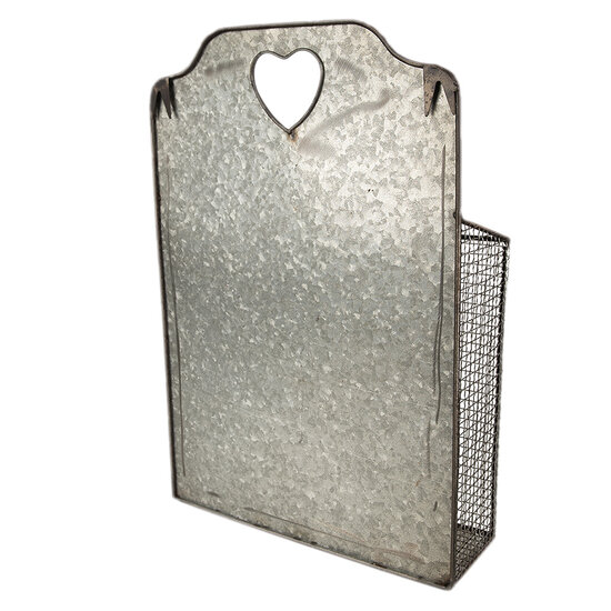 Clayre & Eef | Tijdschriftenhouder Grijs 25x10x38 cm | 6Y5439