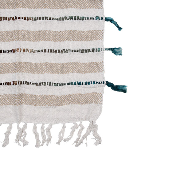 Clayre & Eef | Plaid Beige Bruin 125x150 cm | KT060.139
