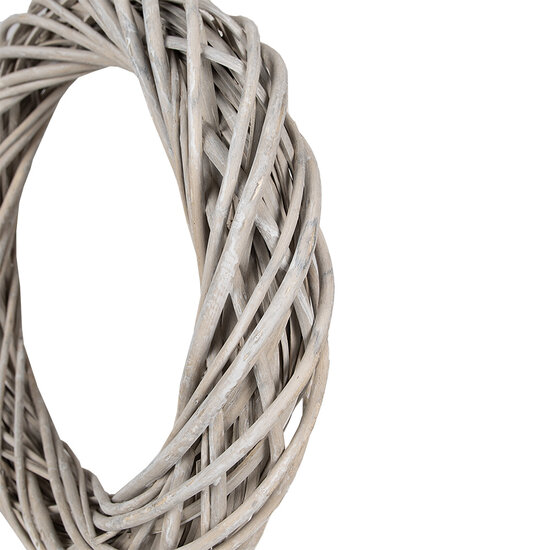 Clayre &amp; Eef   | Decoratie Krans Bruin &oslash; 50x9 cm | 6RO0600L