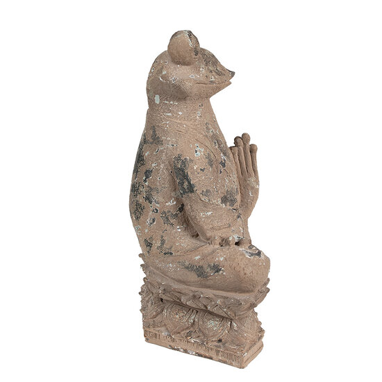 Clayre &amp; Eef   | Decoratie Kikker Bruin 27x17x37 cm | 6PR5063