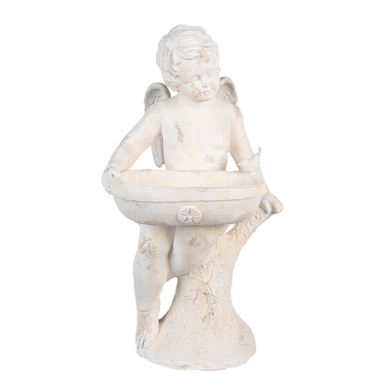 Clayre & Eef | Decoratie engel Wit 43x43x75 cm | 5MG0028