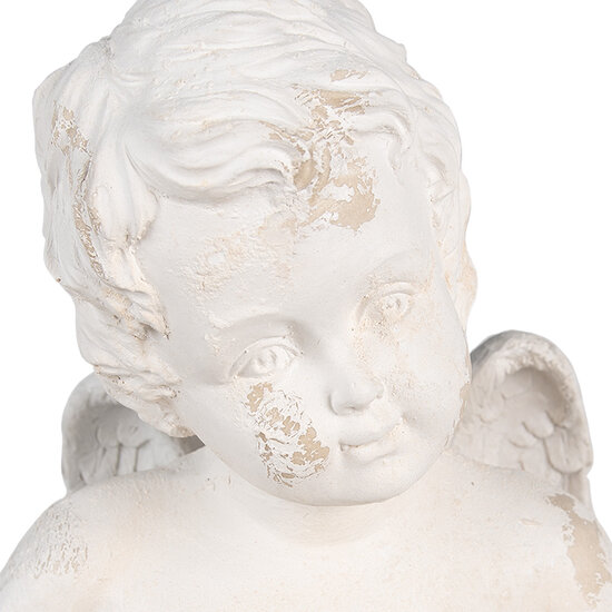 Clayre & Eef | Decoratie engel Wit 43x43x75 cm | 5MG0028