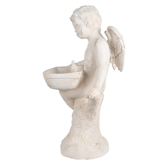 Clayre & Eef | Decoratie engel Wit 43x43x75 cm | 5MG0028