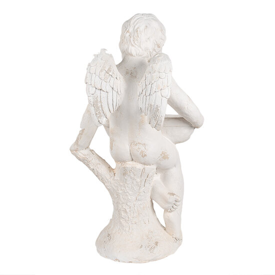 Clayre & Eef | Decoratie engel Wit 43x43x75 cm | 5MG0028