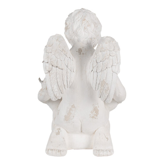 Clayre & Eef | Decoratie engel Wit 36x39x51 cm | 6MG0042