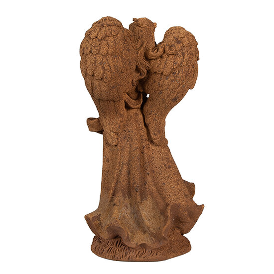 Clayre & Eef | Decoratie engel Bruin 12x10x23 cm | 6PR4063