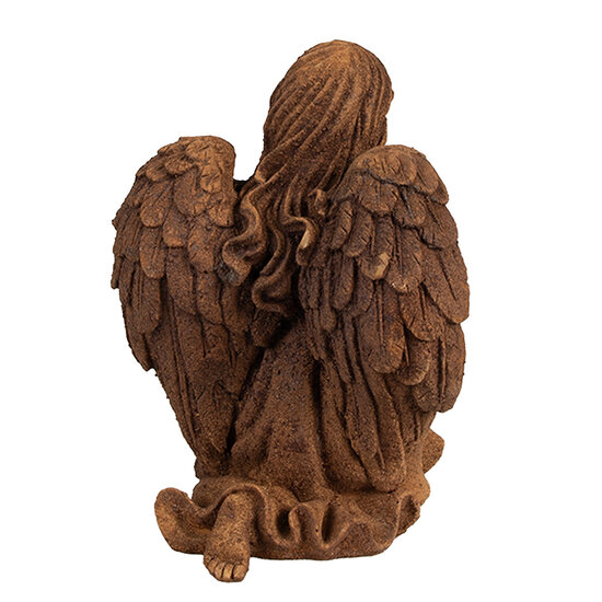 Clayre & Eef | Decoratie engel Bruin 13x11x18 cm | 6PR4064