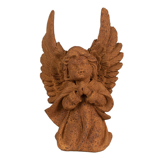 Clayre & Eef | Decoratie engel Bruin 13x8x19 cm | 6PR4066