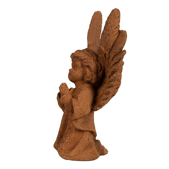 Clayre & Eef | Decoratie engel Bruin 13x8x19 cm | 6PR4066
