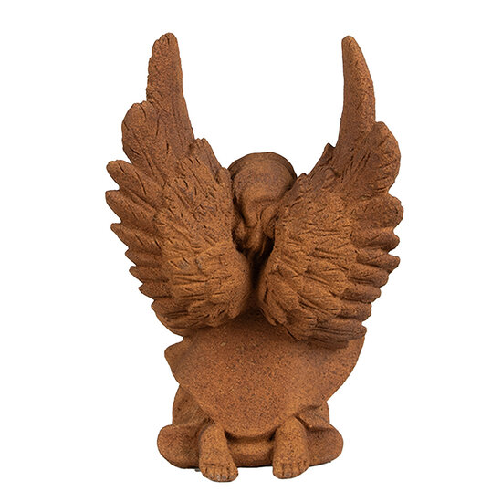 Clayre & Eef | Decoratie engel Bruin 13x8x19 cm | 6PR4066