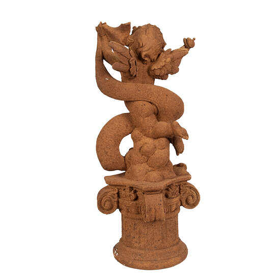 Clayre & Eef | Decoratie engel Bruin 13x13x30 cm | 6PR4075