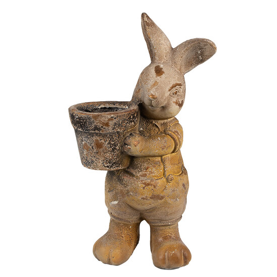 Clayre & Eef | Bloempot Binnen Bruin 23x18x41 cm | 6MG0035