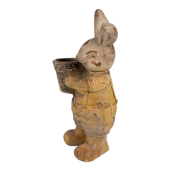 Clayre & Eef | Bloempot Binnen Bruin 23x18x41 cm | 6MG0035