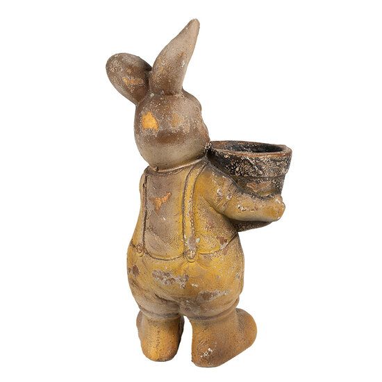 Clayre & Eef | Bloempot Binnen Bruin 23x18x41 cm | 6MG0035