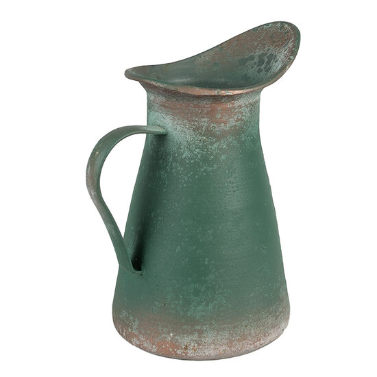 Clayre & Eef | Decoratieve kan Groen 21x15x25 cm | 6Y5498