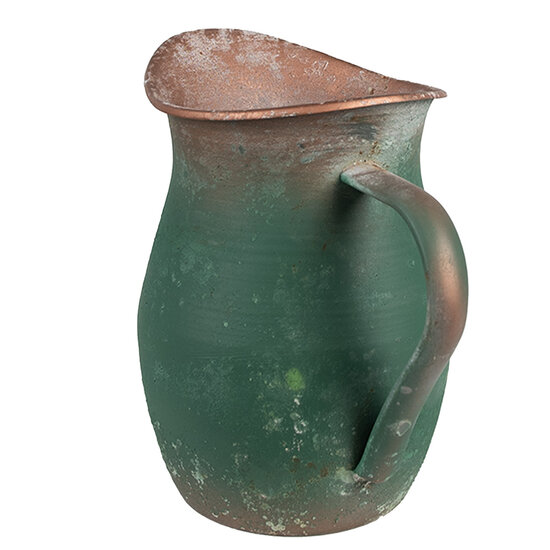 Clayre & Eef | Decoratieve kan Groen 19x13x19 cm | 6Y5500