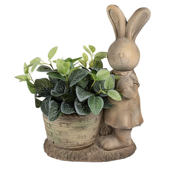 Clayre & Eef | Bloempot Binnen Bruin 38x22x49 cm | 6MG0030