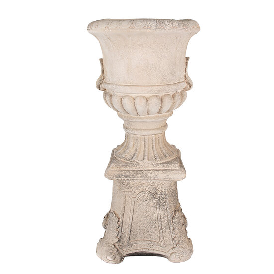 Clayre & Eef | Bloempot Binnen Beige 33x33x69 cm | 5MG0036