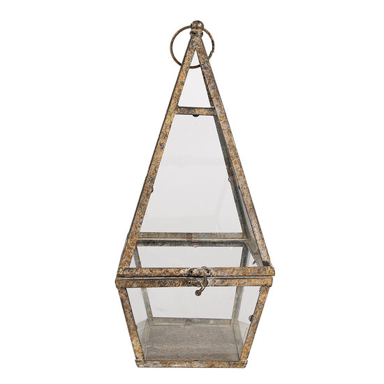 Clayre & Eef | Lantaarn Bruin 19x19x45 cm | 65277
