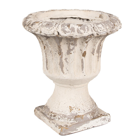 Clayre & Eef | Bloempot Binnen Beige ø 18x20 cm | 6MG0028