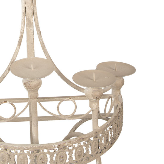 Clayre & Eef | Wandkandelaar Beige 44x19x143 cm | 5Y1225