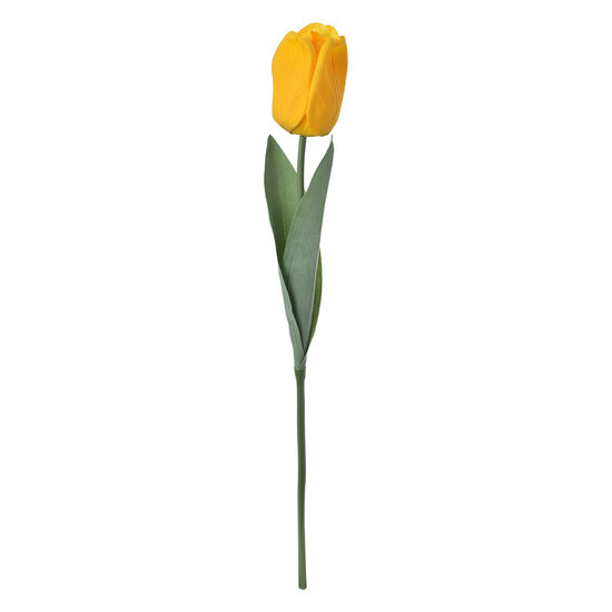 Clayre & Eef | Kunstbloem Geel Groen 6x6x50 cm | 6PL0235