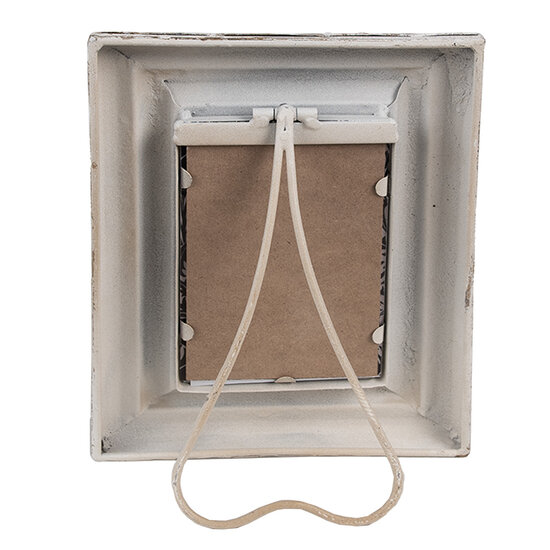 Clayre & Eef | Fotolijst Beige Goudkleurig 18x3x23 cm / 10x15 cm | 2F1100