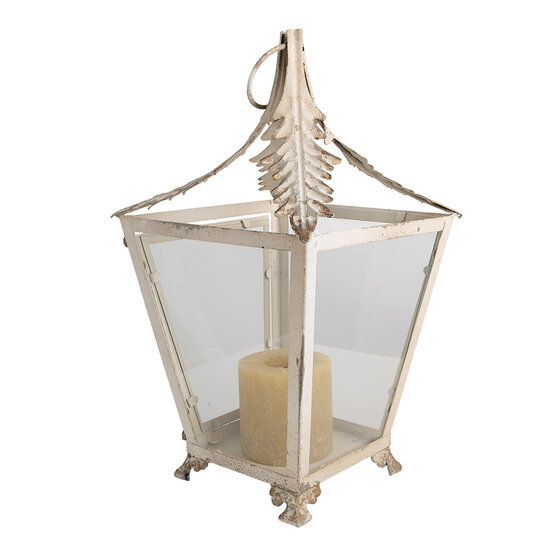 Clayre & Eef | Lantaarn Beige 26x26x47 cm | 6Y5585