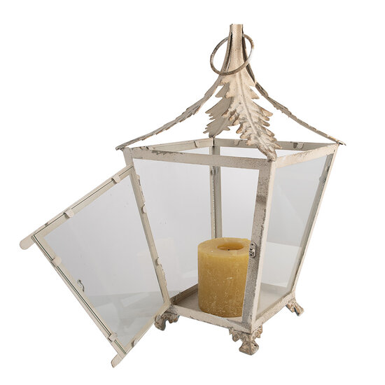 Clayre & Eef | Lantaarn Beige 26x26x47 cm | 6Y5585