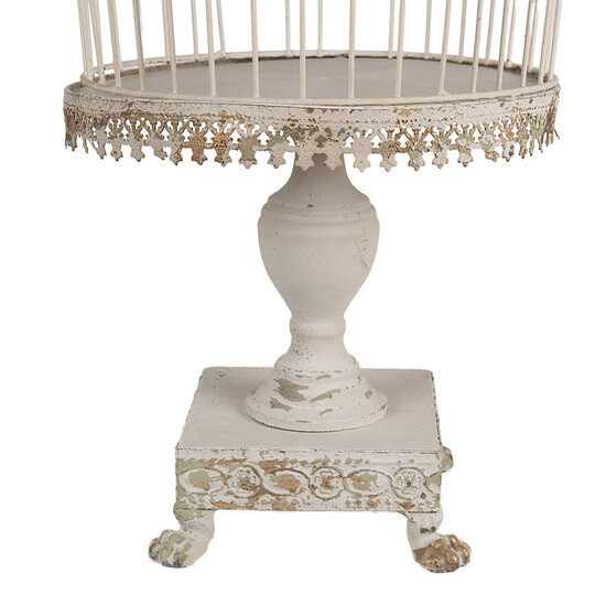 Clayre & Eef | Vogelkooi Decoratie Beige ø 33x69 cm | 6Y5591
